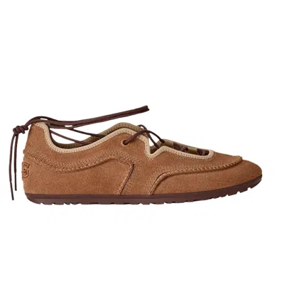 Pre-owned Ugg Wmns Quill Ballet Sneaker 'chestnut' | Brown | Women's Size 6