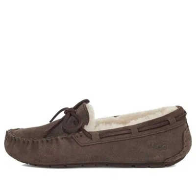 Ugg (wmns)  Ansley Bow Glimmer Cozy Stay Warm Outdoor Athleisure Casual Sports Shoe Fleece Lined In Brown