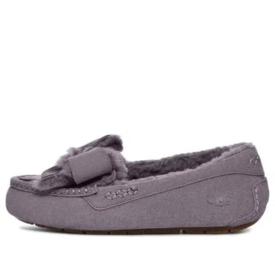 Ugg (wmns)  Ansley Bow Slippers 'purple' In Gray