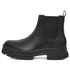 Ugg Ashton Chelsea Womens Leather Chelsea Boots In Black