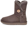 Ugg Bailey Button Suede & Shearling Boot In Brown