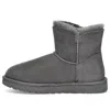 Ugg (wmns)  Bailey Zip Mini Fleece Lined Gray