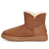 Ugg (wmns)  Bailey Zip Mini Retro Fleece Lined Brown