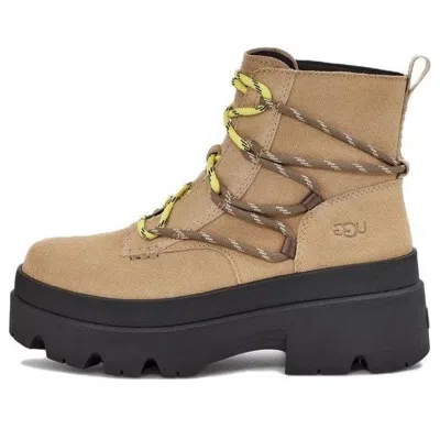 Ugg (wmns)  Brisbane Lace Up Boot 'mustard Seed' In Brown