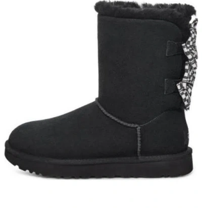 Ugg (wmns)  Checkered Bow Snow Boots 'black'
