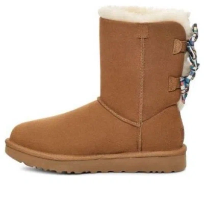 Ugg (wmns)  Checkered Bow Snow Boots 'brown'