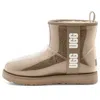 Ugg (wmns)  Classic Clear Mini Large Logo Fleece Lined ''