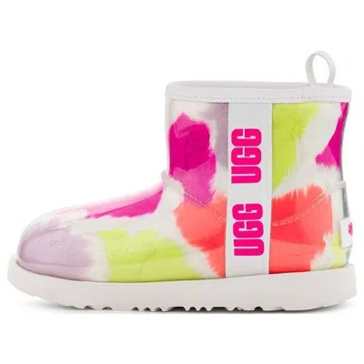 Ugg (wmns)  Classic Clear Mini Party Spots Boot 'white' In Multi