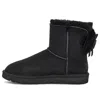 Ugg (wmns)  Classic Dudble Bow Mini Snow Boots Black