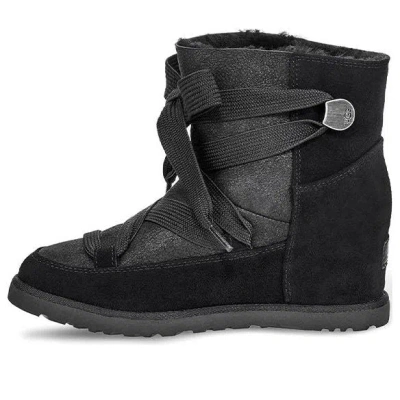 Ugg (wmns)  Classic Femme Lace Up Snow Boots Black