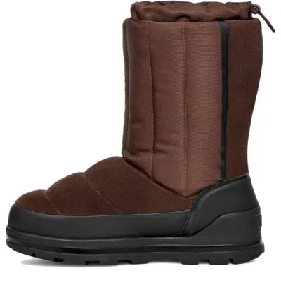 Ugg Classic Klamath Short Suede Classic Mini Boot In Bcdr Burnt Cedar