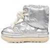 Ugg (wmns)  Classic Maxi Short Boot 'metallic Silver'