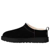 Ugg Classic Micro Suede Sheepskin Boots In Black