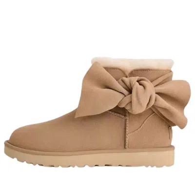 Ugg (wmns)  Classic Mini Bow Boot 'sand' In Multi