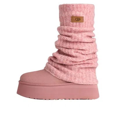 UGG (WMNS) UGG Classic Mini Dipper Legwarmer Boot 'Pink Dawn'