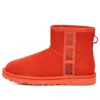 Ugg (wmns)  Classic Mini Ii Boot Side Logo In Red