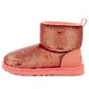 Ugg Classic Mini "starfish Pink" Boots In Pink