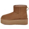 Ugg Classic Mini Platform Boots In Chestnut In Brown