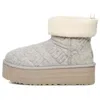 Ugg (wmns)  Classic Mini Platform Felted 'grey'