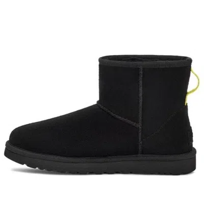 Ugg (wmns)  Classic Mini Side Logo 'black Neon Green'