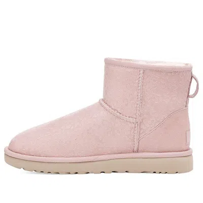 Ugg (wmns)  Classic Mini Snow Leopard Fleece Lined Pink