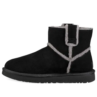 Ugg (wmns)  Classic Mini Spill Seam Fleece Lined Black