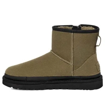Ugg (wmns)  Classic Mini Zipper Tape Logo 'burnt Olive'