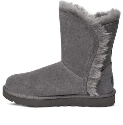 Ugg (wmns)  Classic Short Fluff High-low Fleece Lined Gray