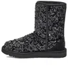 Ugg (wmns)  Classic Short 'sequin Black Grey'