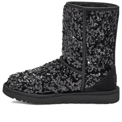 Ugg (wmns)  Classic Short 'sequin Black Grey'