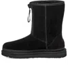 Ugg (wmns)  Classic Short Zipper Tape Logo Boot 'black'