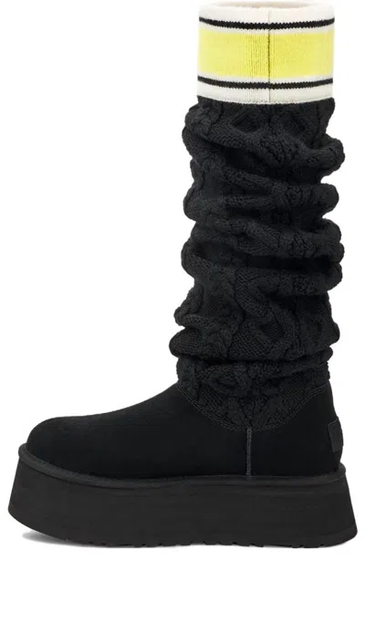 Ugg (wmns)  Classic Sweater Letter Tall 2cm 'black'