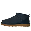 Ugg Dark Indigo Solid Slip On Boots In Blue
