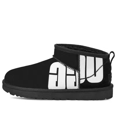 Ugg (wmns)  Classic Ultra Mini Broken Logo 'black White'