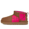 Ugg (wmns)  Classic Ultra Mini Broken Logo 'chestnut Pink'