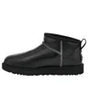 Ugg W Classic Ultra Mini Ankle Boots In Black
