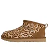 Ugg Stivaletto Donna Classic Ultra Mini Felicity Leopard Jasmine In Animal Print
