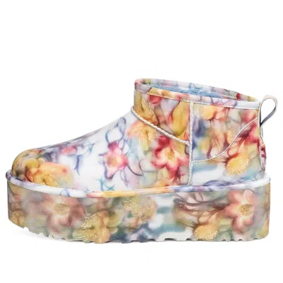 Ugg (wmns)  Classic Ultra Mini Platform Boots 'collina Strada Light Blue Floral'