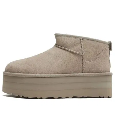 Ugg (wmns)  Classic Ultra Mini Platform 'goat' In Neutral