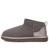 Ugg (wmns)  Classic Ultra Mini Shine 'charcoal' In Gray