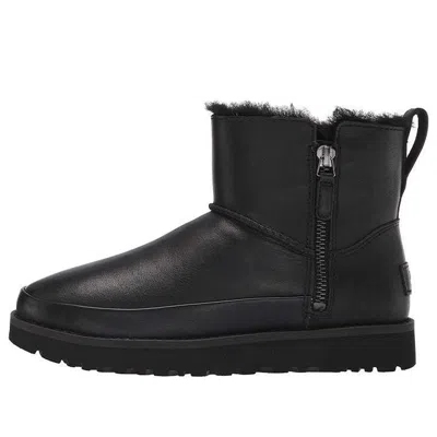 Ugg (wmns)  Classic Zip Mini Snow Boots Black In Multi