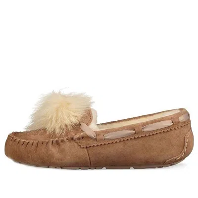 Ugg (wmns)  Dakota Pom Pom Slip On Brown