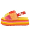 Ugg (wmns)  Disco Checker Slide Thick Sole Sandals Yellow