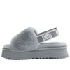 Ugg (wmns)  Disco Slide Cozy Thick Sole Casual Slipper Gray