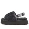 Ugg (wmns)  Disco Slide Thick Sole Gray Slippers