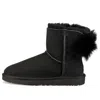 Ugg (wmns)  Fluff Bow Mini Fleece Lined Black