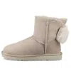 Ugg (wmns)  Fluff Bow Mini Fleece Lined Light Grey