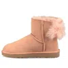 Ugg (wmns)  Fluff Bow Mini Fleece Lined Pink Red
