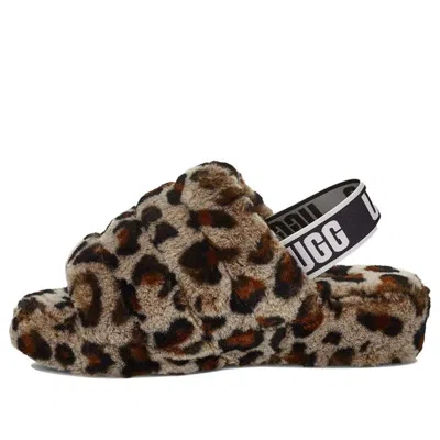 Ugg (wmns)  Fluff Yeah Leopard Slipper Leopard Print In Animal Print