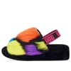 Ugg (wmns)  Fluff Yeah Party Spots Slipper 'black'